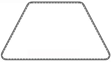 USA Capitol 24" x 24" x 24" x 48" Trapezoid Activity Tables