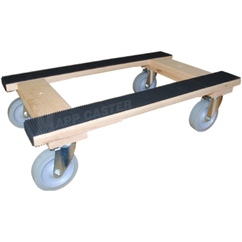 Whitney Brothers Four Wheel Dolly with 5" Polyurethane Non-Marring Wheels, 1,000lb capacity