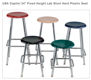 Plastic stool 24 discount inch