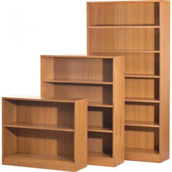 Tesco Solid Oak Bookcase 36"w x 12"d x 84"h - Canopy Top