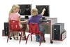 Rainbow AccentsÂ® Discovery CPU Booth - Red