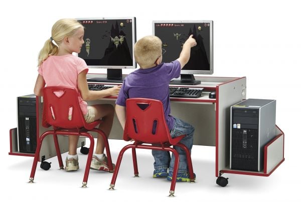Rainbow AccentsÂ® Discovery CPU Booth - Black