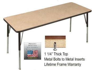 USA Capitol 24" x 54" Rectangle Activity Tables