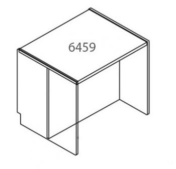 Tesco Circulation Desk 6459 ADA Access Desk Both Sides W/Center Panel, 32