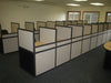 Interior Concepts Carrel with laminate panels, wire management