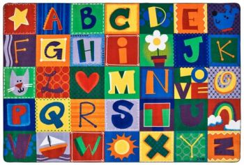 Carpets for Kids KIDSoft™ Toddler Alphabet Blocks - Primary