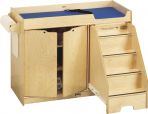 Jonti-CraftÂ® Changing Table - with Stairs - Left