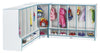 Rainbow AccentsÂ® Toddler 5 Section Coat Locker with Step -  with Trays - Black
