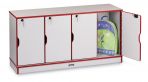 Rainbow AccentsÂ® Stacking Lockable Lockers -  Double Stack - Blue