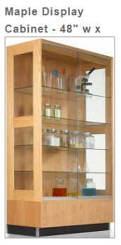 Diversified Woodcrafts Maple Display Cabinet - 48
