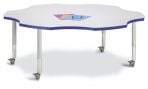 Jonticraft Berries® Six Leaf Activity Table - 60