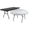 PS Furniture Classic Series&#x2122; Lightweight "SUPER DURABLE" ABS Plastic Banquet 66" Round Folding Tables