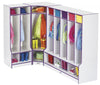 Rainbow AccentsÂ® 2 Section Coat Locker with Step - Red