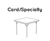 PS Furniture Classic Series&#x2122; Lightweight "SUPER DURABLE" ABS Plastic 36x36 Folding Card and Domino Tables