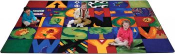 Carpets for Kids Hide n' Seek ABC Rug 7'6" x 12'