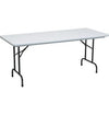 PS Furniture POLYliteÂ® Lightweight 30 x 72 x 22-32"h Plastic Adjustable Height Tables