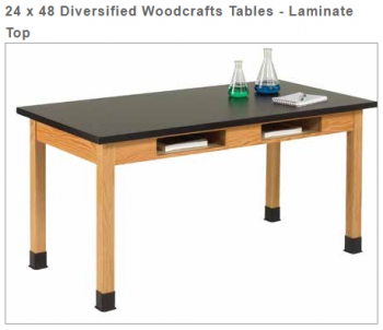Diversified Woodcrafts Tables 21 x 48 - Laminate Top