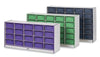 Rainbow AccentsÂ® 30 Tub Mobile Storage - with Tubs - Green