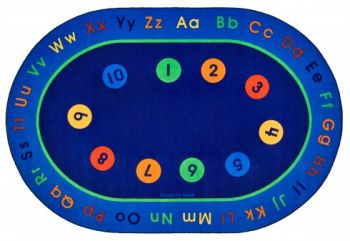 Carpets for Kids Basic Concepts Literacy Rug 6'9