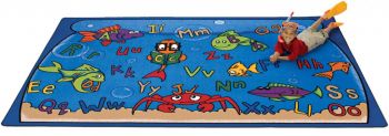 Carpets for Kids Alphabet Aquarium 8'4" x 11'8"