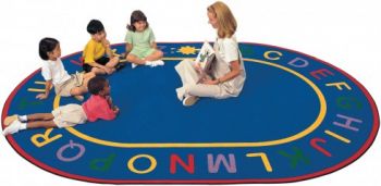 Carpets for Kids Alpha Rug 6'9" x 9'5" Oval