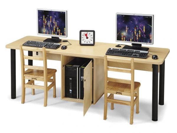 Jonti-CraftÂ® Dual Computer Lab Table