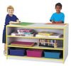Rainbow AccentsÂ® Mobile Storage Island - with Trays - Green