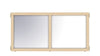 KYDZ SuiteÂ® Panel - A-height - 36" Wide - Mirror