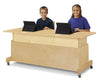 Jonti-CraftÂ® Apollo Double Computer Desk - Maple Top