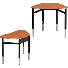 USA Capitol  Unite6 Desk with 1.25" MDF Top and High Pressure Laminate