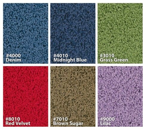 Carpets for Kids Mt. St. Helens Solids - Blueberry