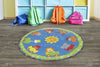 FLAGSHIP Cutie Train Nursery School Rug 10' RND