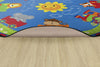 FLAGSHIP Cutie Train Nursery School Rug 10' RND