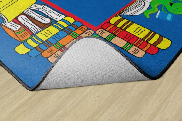 Worm Border FLAGSHIP BOOK WORM BORDER 7'6X12