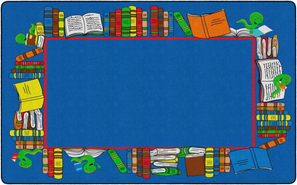 Worm Border FLAGSHIP BOOK WORM BORDER 7'6X12