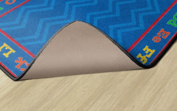 FLAGSHIP BLUE CHEVRON MAT 3'x2'