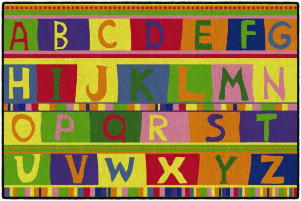 Tapa Abc Color FLAGSHIP ABC TAPESTRY 3' X 5'