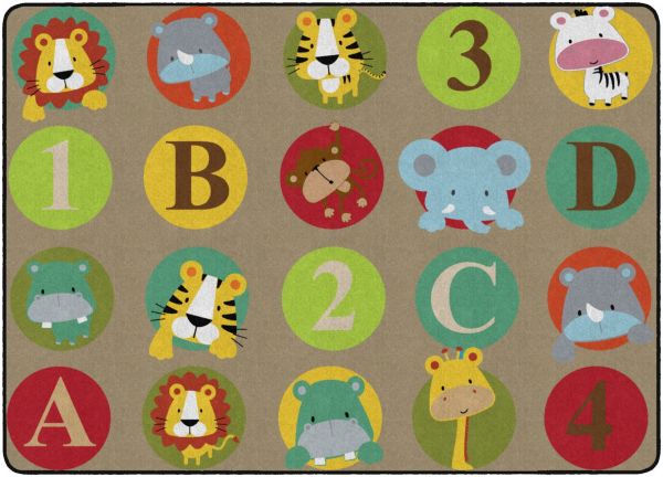 FLAGSHIP ABC AND 123 ANIMALS (LIGHT) (Seats 20)  6'x8'4