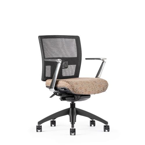 Neutral Posture KnomiÂ® Mesh Mid Back, Medium Seat, Arms, Office Chair