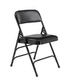 NPSÂ® 1300 Series Premium Vinyl Upholstered Triple Brace Double Hinge Folding Chair,