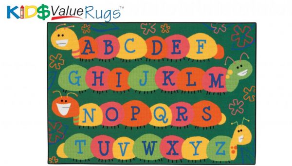 Carpets for Kids Caterpillar Friends Blue