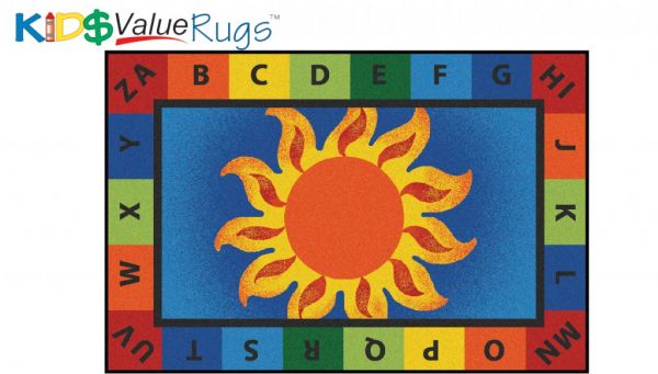 Carpets for Kids Alphabet Sunny Day Value Rug